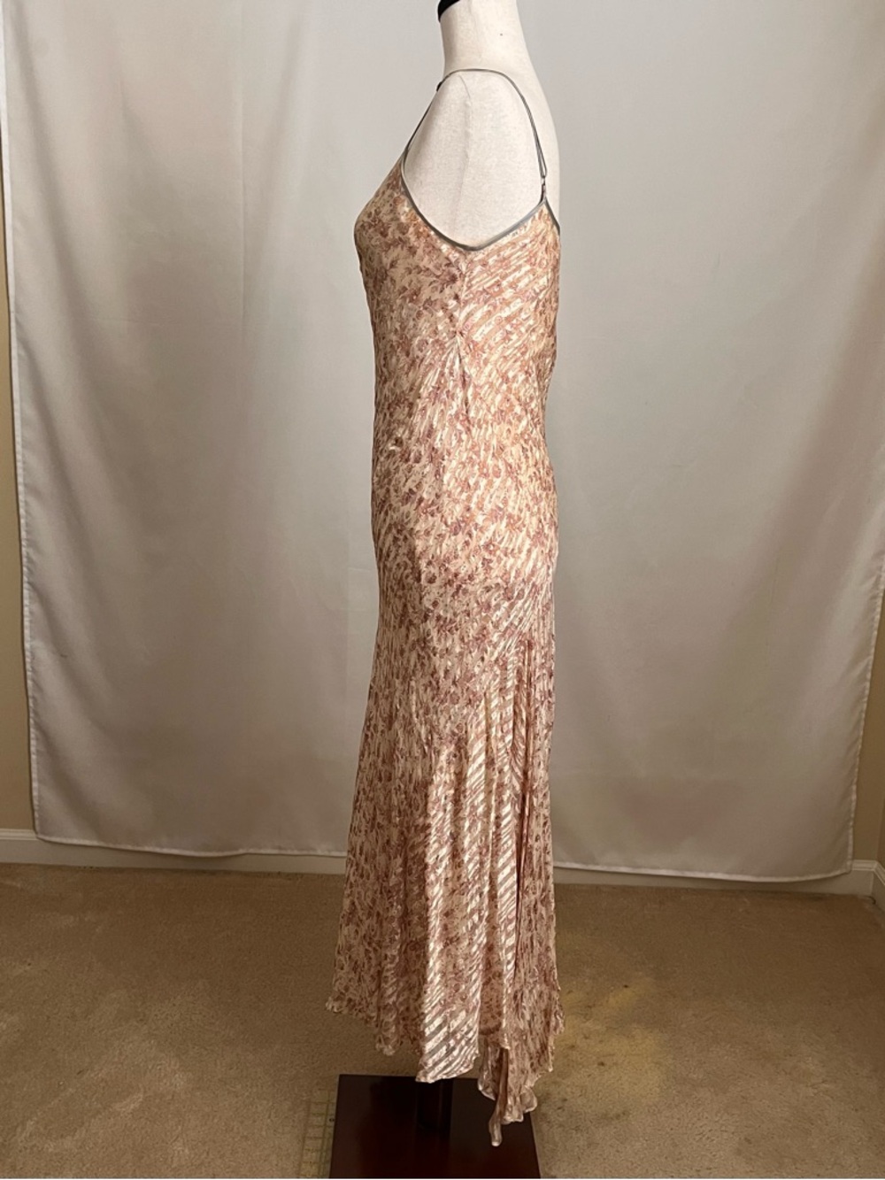 Y2K Vintage! Rebecca Taylor - Silk Bias Cut Dress - 8 - Picture 5 of 13